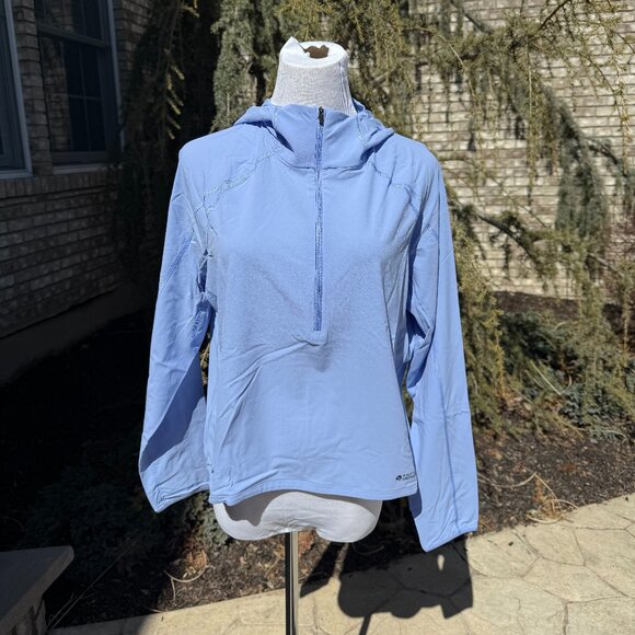 NWT MOUNTAIN HARDWEAR SUNSHIELD HOODIE MEDIUM WOMEN'S LIGHT TOP NEW - Picture 1 of 9
